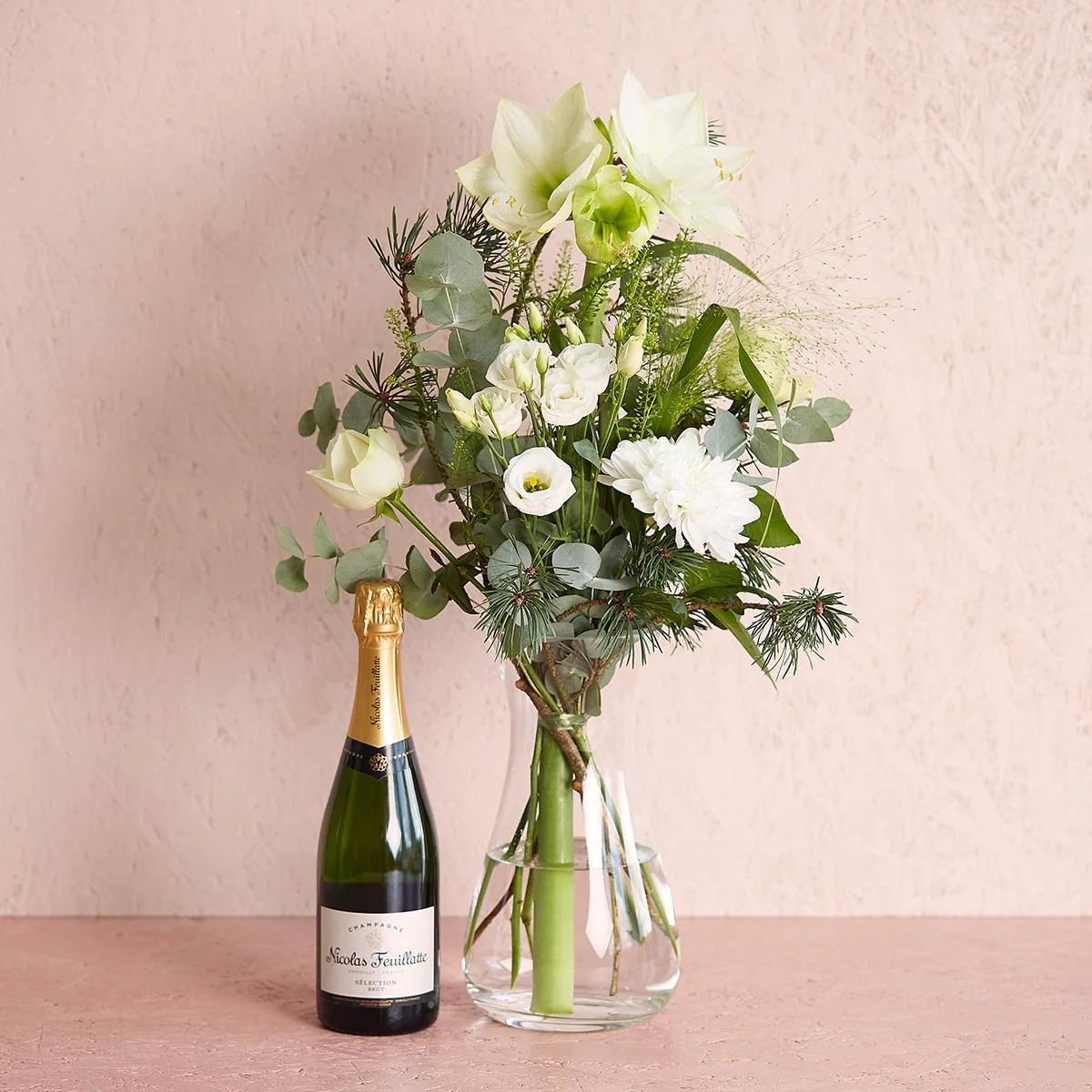 Den moderne hvide jul med Nicolas Feuillatte, Sélection Brut, Champagne